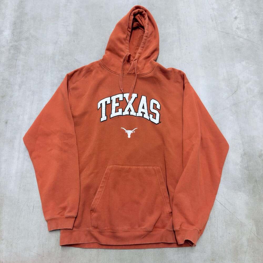 Genuine Stuff Texas Longhorns Hoodie Burnt Orange Vintage